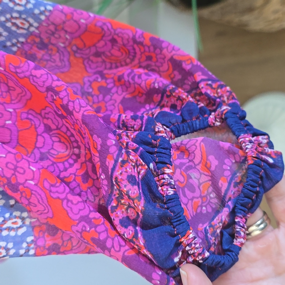 Free People Floral Blouse - Picture 5 of 6